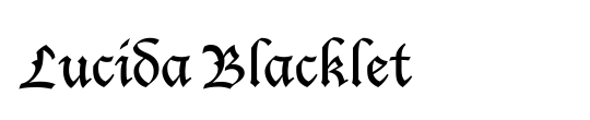 Blackletter font copy and paste